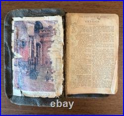 10 RARE Religious Book Lot Holy Bible Christianity Religion Antique Vintage Art