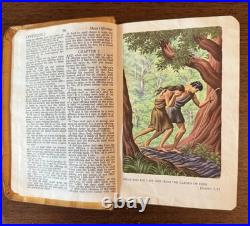 10 RARE Religious Book Lot Holy Bible Christianity Religion Antique Vintage Art