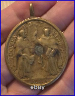 133 Xrare Antique Religious Christianity medal 55 42 mm
