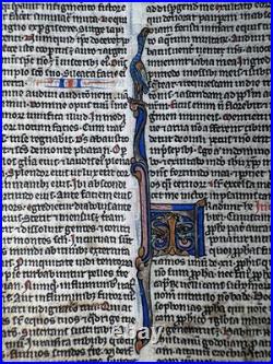 13th-Century Bible Manuscript on Vellum Habakkuk to Zephaniah c. 1280, France 13th-Century Bible Manuscript on Vellum Habakkuk to Zephaniah c. 1280, France
