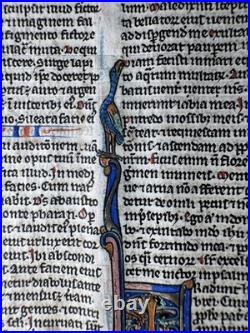 13th-Century Bible Manuscript on Vellum Habakkuk to Zephaniah c. 1280, France 13th-Century Bible Manuscript on Vellum Habakkuk to Zephaniah c. 1280, France