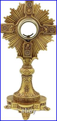 14-Inch H Resin Adoration Monstrance with Luna