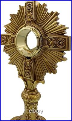14-Inch H Resin Adoration Monstrance with Luna