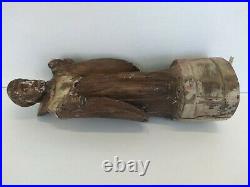 15 Antique Hand Carved Religious Spanish Wooden Santos SANTERO European As is