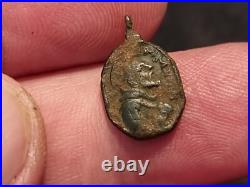 16 hundreds stunning bronze religious pendant. Please read description. LA172k