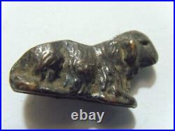 1600s antique religious sacrificial ram copper miniature pocket icon 52138