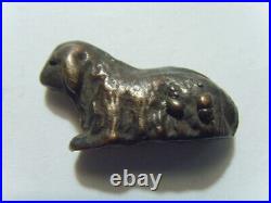 1600s antique religious sacrificial ram copper miniature pocket icon 52138