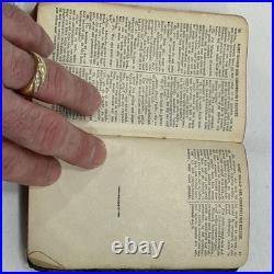 1637 Dutch Antique Bible Statenvertaling, Historic Religious Text Pocket Size