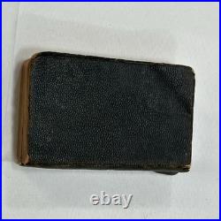 1637 Dutch Antique Bible Statenvertaling, Historic Religious Text Pocket Size