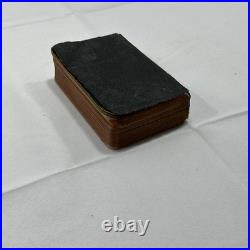 1637 Dutch Antique Bible Statenvertaling, Historic Religious Text Pocket Size