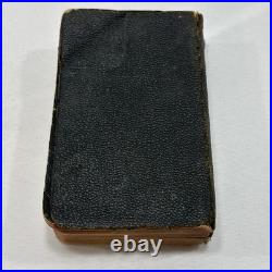 1637 Dutch Antique Bible Statenvertaling, Historic Religious Text Pocket Size