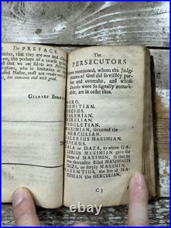 1687 Antique Religious Book A Relation of the Death of Primitive Persecutors