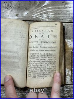 1687 Antique Religious Book A Relation of the Death of Primitive Persecutors