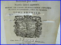 1696's Antique French Catholic Christian Religious Books Paris Nouveau Testament