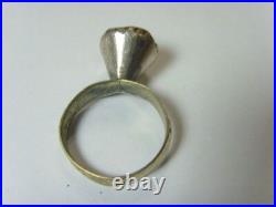 1700s antique Bedouin Nomads tribal ring 8.5 SZ religious islamic 50192