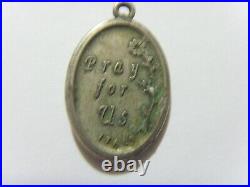 1700s antique catholic faith religious Saint Rita pray for us pendant 51294