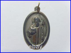 1700s antique catholic religious Saint Benedict exorcism pendant 51307