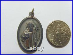1700s antique catholic religious Saint Benedict exorcism pendant 51307
