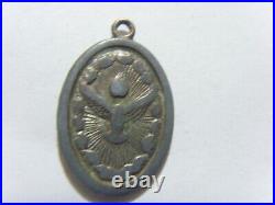 1700s antique catholic religious holy family holy ghost pendant 51280