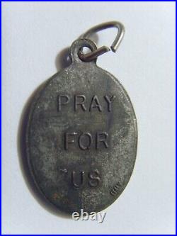 1700s antique scarce catholic Saint Lucy religious faith pendant 51980