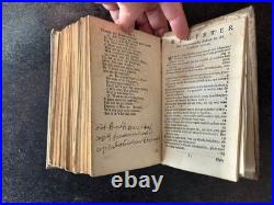 1734 1751 ANTIQUE RELIGIOUS BOOKS Vellum Binding Latin Dutch Theology LOT 2vol