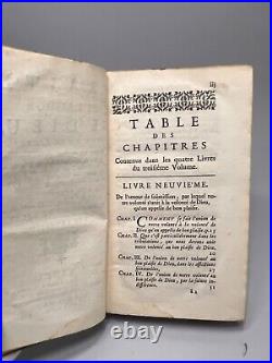 1746 Antique Religious Book'Treatise on the Love of God' Volume III in French