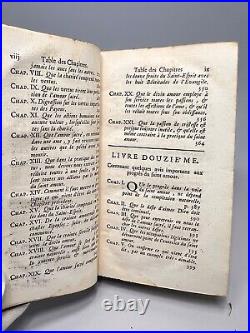 1746 Antique Religious Book'Treatise on the Love of God' Volume III in French