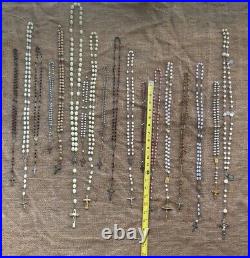 18 Antique Religious Rosaries Christianity Austrian Collection