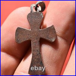 1800s RELIGIOUS CRUCIFIX CROSS ANTIQUE SPANISH PENDANT FOUND