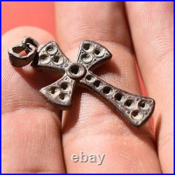 1800s RELIGIOUS CRUCIFIX CROSS ANTIQUE SPANISH PENDANT FOUND