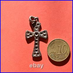 1800s RELIGIOUS CRUCIFIX CROSS ANTIQUE SPANISH PENDANT FOUND
