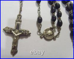 1800s scarce antique religious catholic Saint Mary rosary EL1132 1800s scarce antique religious catholic Saint Mary rosary EL1132