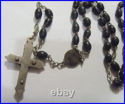 1800s scarce antique religious catholic Saint Mary rosary EL1132 1800s scarce antique religious catholic Saint Mary rosary EL1132