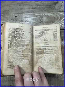 1813 Antique Methodist Religious Book True & Complete Portraiture of Methodism