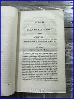 1813 RARE Antique Religious Book An Essay on the Plan of Salvation Asa Shinn