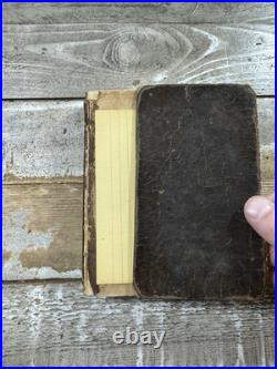 1817 Antique Religious Book, Dreisbach Owned, 1st Evangelical Hymnal