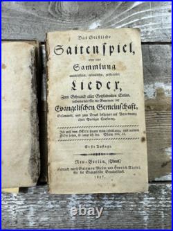 1817 Antique Religious Book, Dreisbach Owned, 1st Evangelical Hymnal