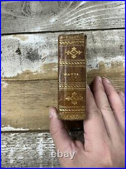 1823 Antique American Religious Book Psalms suited to Christian Worship