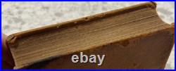 1838 Antique Religious Leather Bound Book A Concise Dictionary of the Holy Bible