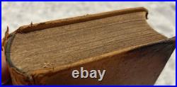 1838 Antique Religious Leather Bound Book A Concise Dictionary of the Holy Bible