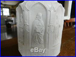 1842 Antique Charles Meigh Pitcher Apostle English Salt Glaze Religious Jug Ewer