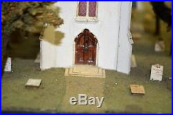 1842 Folk Art Miniature Cumberland Church Yard England Sculpture ABFA Antique