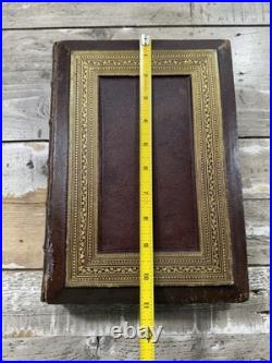 1849 Antique Fine Binding Religious Book The Women of the Bible Illustrated