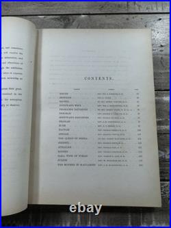 1849 Antique Fine Binding Religious Book The Women of the Bible Illustrated