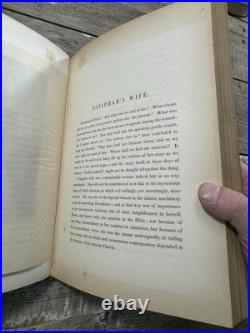 1849 Antique Fine Binding Religious Book The Women of the Bible Illustrated