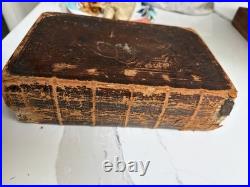 1867 American Bible Society Antique Holy Bible With Original Historical Ephemera