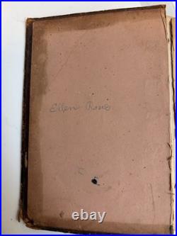 1867 American Bible Society Antique Holy Bible With Original Historical Ephemera