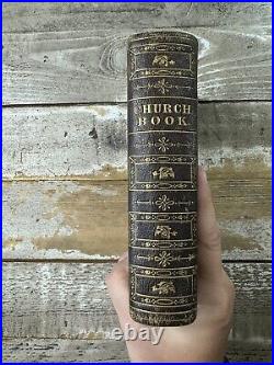 1870 Antique Religious Book Church Book Evangelical Lutheran Congregations