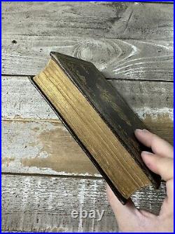 1870 Antique Religious Book Church Book Evangelical Lutheran Congregations