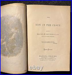 1871 The Bow In The Cloud Religion Christianity Holy Bible Antique Vintage Rare